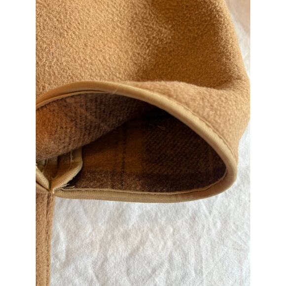 Burberry London Duffle Coat XS Camel Wool Toggle Hooded Made in England Vtg - Picture 11 of 16